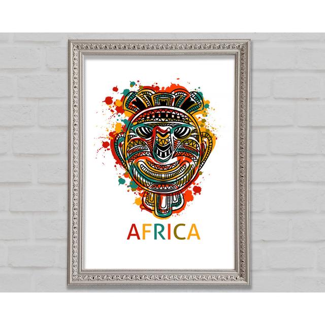 African Mask - Single Picture Frame Art Prints Bright Star Size: 141.4cm H x 100cm W x 3cm D on Productcaster.