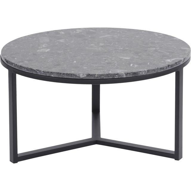 Shoreditch Black Metal and Grey Travisso Coffee Table, Large Ebern Designs on Productcaster.