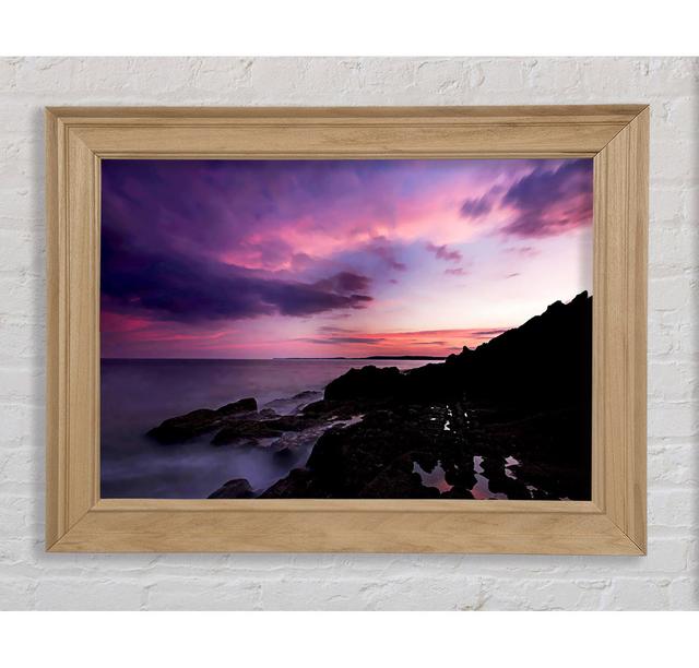 Lilac Red Ocean Sky - Print Bright Star Size: 29.7cm H x 42cm W x 8cm D on Productcaster.