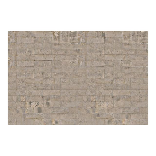 Concrete Optics Bricks Wallpaper East Urban Home Size: 3.36m L x 2.25m W on Productcaster.