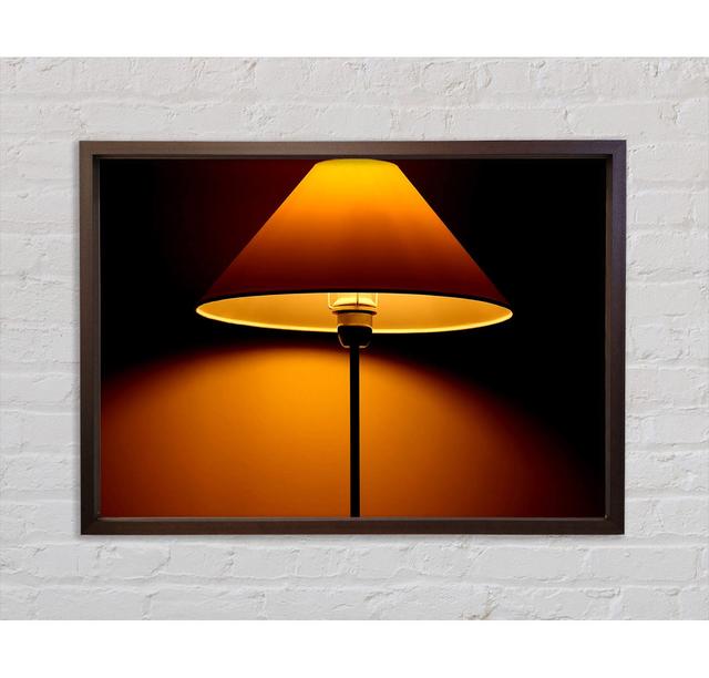 Retro Lampe - Einzelner Bilderrahmen Kunstdrucke auf Leinwand Bright Star Größe: 100 cm H x 141,4 cm B x 3,3 cm T on Productcaster.