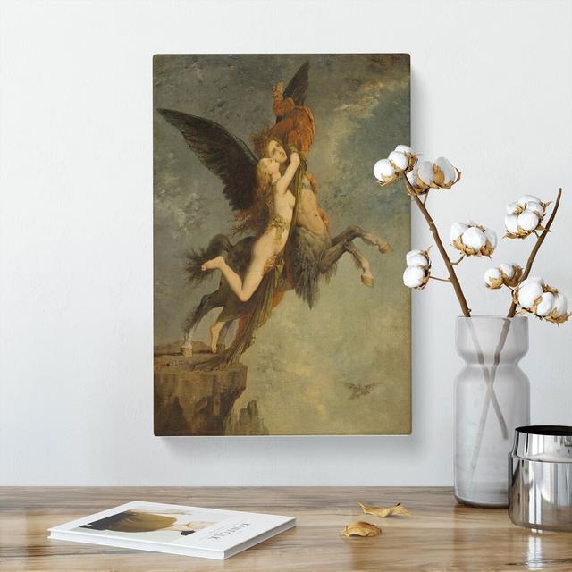 The Chimera by Gustave Moreau - Wrapped Canvas Painting East Urban Home Size: 76cm H x 50cm W x 3cm D on Productcaster.