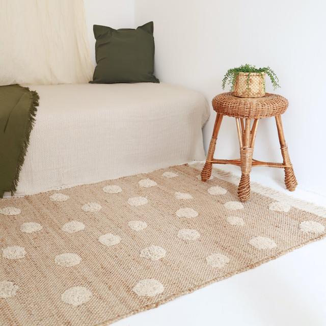 Stutz Handwoven Beige Rug World Menagerie on Productcaster.