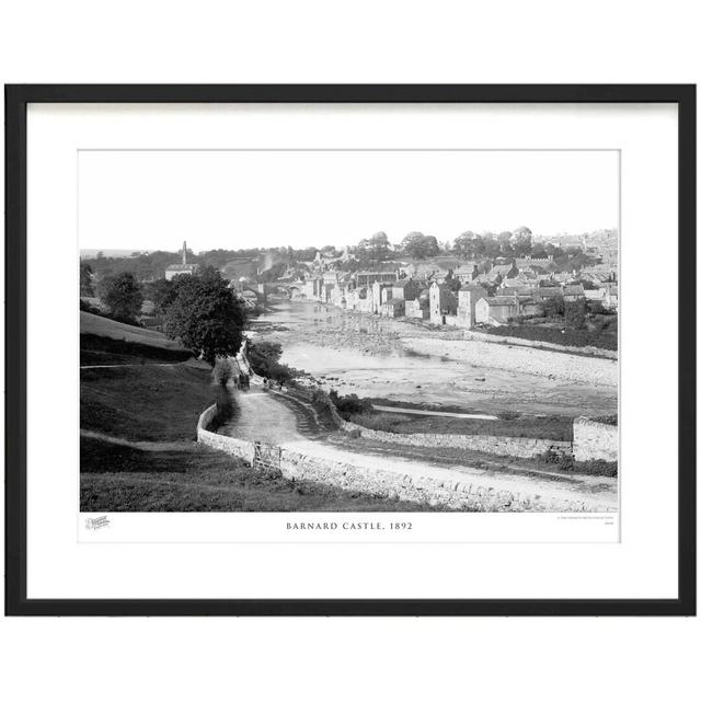 'Barnard Castle, 1892' by Francis Frith - Picture Frame Photograph Print on Paper The Francis Frith Collection Size: 45cm H x 60cm W x 2.3cm D on Productcaster.