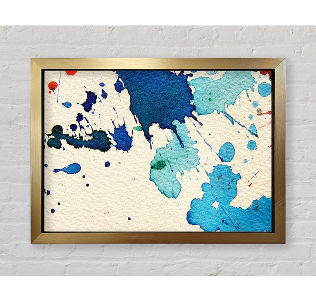 Splash Of Blue - Single Picture Frame Art Prints Bright Star Size: 84.1cm H x 118.9cm W x 3.4cm D on Productcaster.