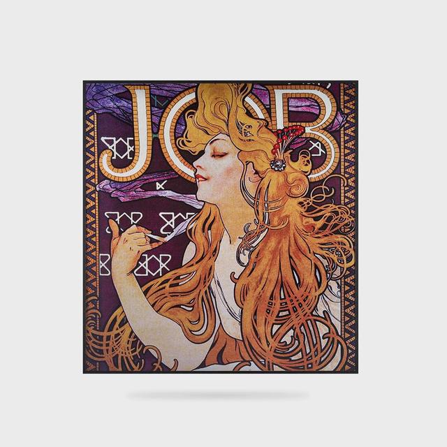 Job by Alphonse Mucha - Art Prints on Metal Ophelia & Co. Frame Option: Black Framed on Productcaster.