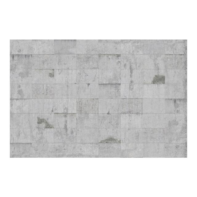 Concrete Brick Look 3.2m x 480cm Wallpaper East Urban Home Size: 290cm L x 432cm W on Productcaster.