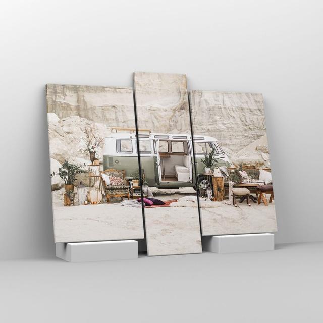 Motorhome Boho Furniture - 3 Piece Wrapped Canvas Photograph Rosalind Wheeler Size: 80cm H x 95cm W x 1.8cm D on Productcaster.