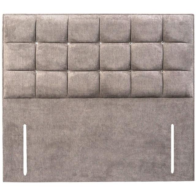 Sheehan Upholstered Headboard Rosdorf Park Colour: Light Grey, Size: Kingsize (5') on Productcaster.