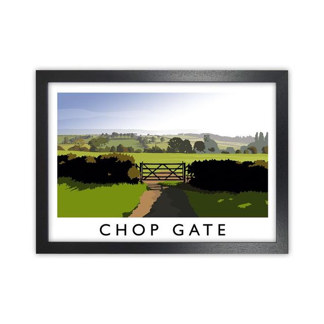 Chop Gate by Richard O'Neill - Graphic Art Corrigan Studio Format: Black Framed, Size: 64cm H x 88cm W x 3cm D on Productcaster.