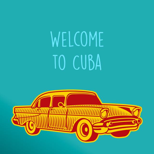 Cuba Background Happy Larry Size: 30cm H x 30cm W on Productcaster.