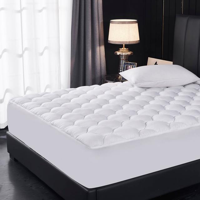 The Cloud 6cm Anti Allergy Microfibre Mattress Topper White Noise Mattress Size: Super King (6') on Productcaster.