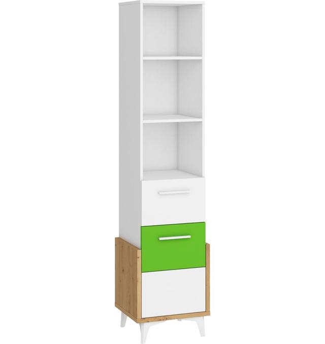 Samson Bookcase Isabelline Colour: Green on Productcaster.