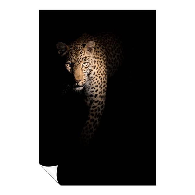 Panther Print Fine Art Prints Leopard With Predator Eyes In The Dark Artistic Unframed Poster, Pictures For Home Walls, Bedroom, Living Room & Bathroo on Productcaster.