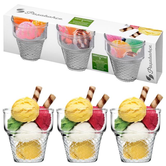 245ml Mini Cornet Dessert Bowl (Set of 3) Urbn-Chef on Productcaster.