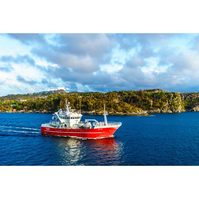 Fishing Boat In Norway by CHUNYIP WONG - No Frame Art Prints on Canvas Breakwater Bay Size: 20cm H x 30cm W on Productcaster.