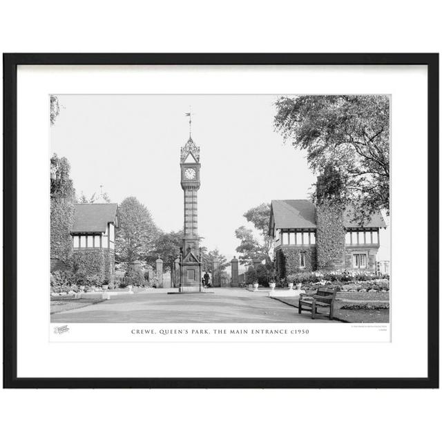 'Crewe, Queen's Park, the Main Entrance C1950' by Francis Frith - Picture Frame Photograph Print on Paper The Francis Frith Collection Size: 60cm H x on Productcaster.