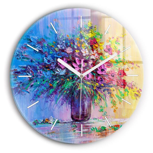 Bailasan Glass Wall Clock Metro Lane on Productcaster.