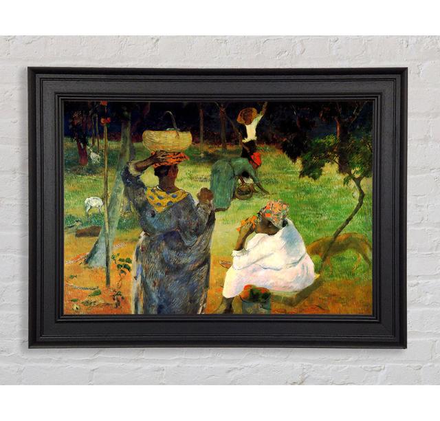 Gauguin Mango Fruit Framed Print Rosalind Wheeler Size: 84.1cm H x 142.2cm W on Productcaster.