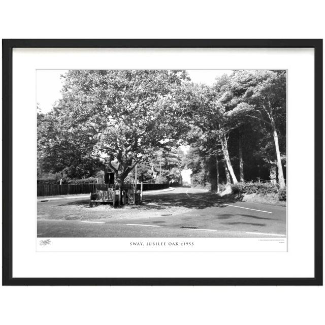 'Sway, Jubilee Oak C1955' by Francis Frith - Picture Frame Photograph Print on Paper The Francis Frith Collection Size: 45cm H x 60cm W x 2.3cm D on Productcaster.