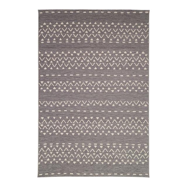 Kalimba Tufted Grey/Beige Indoor/Outdoor Rug Art for kids Rug Size: Rectangle 153 x 230 cm on Productcaster.