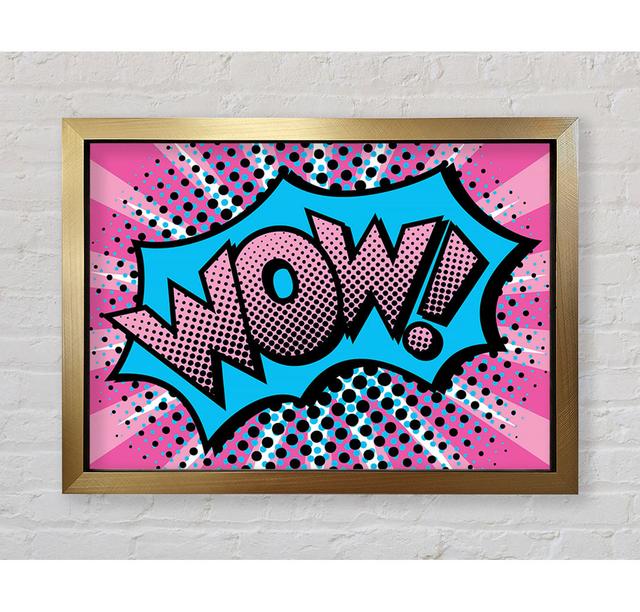 Pink Wow - Single Picture Frame Art Prints Bright Star Size: 42cm H x 59.7cm W x 3.4cm D on Productcaster.