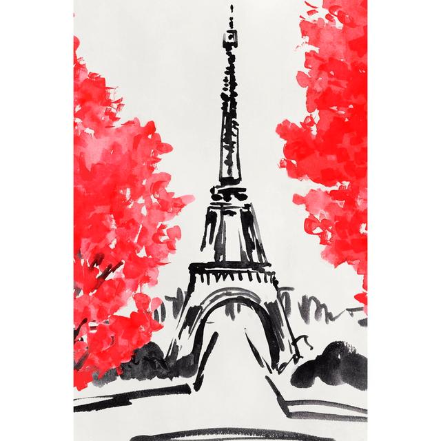 Day in Paris I by Annie Warren - Wrapped Canvas Painting Print Rosalind Wheeler Size: 30cm H x 20cm W on Productcaster.