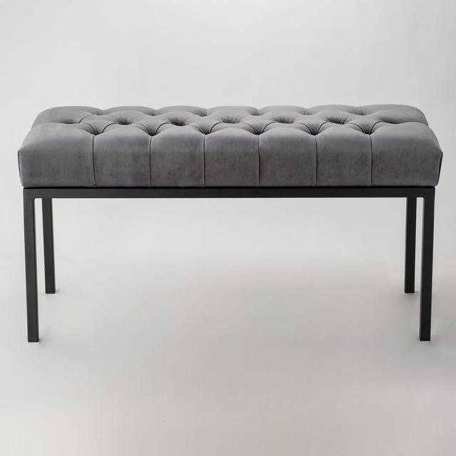 Fiorenza Upholstered Bench Ebern Designs Size: H45 x W50 x D30cm on Productcaster.