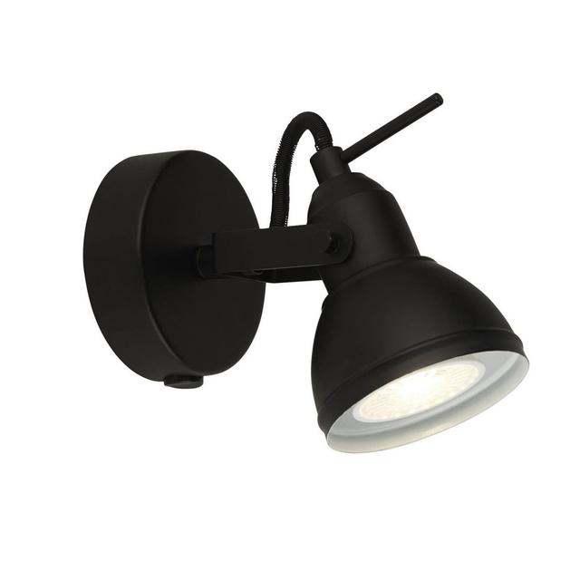 Alverez 1-Light Wall SpotLight Borough Wharf Fixture Finish: Black on Productcaster.