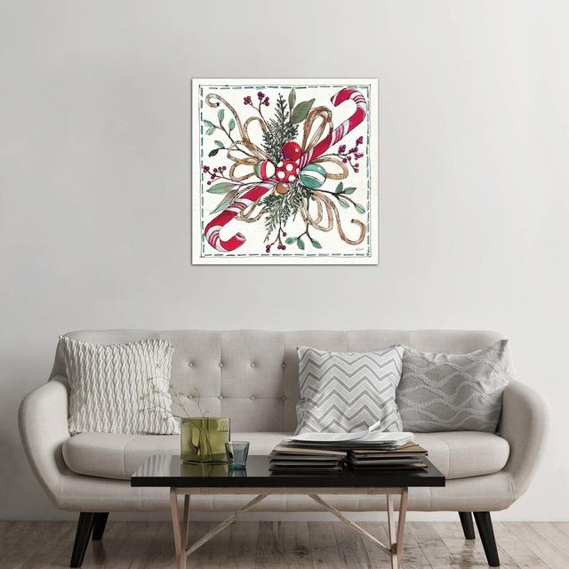 'Seasonal Charm VI' by Anne Tavoletti - Floater Frame Graphic Art Print on Canvas The Seasonal Aisle Size: 93.98cm H x 93.98cm W x 1.91cm D, Format: W on Productcaster.