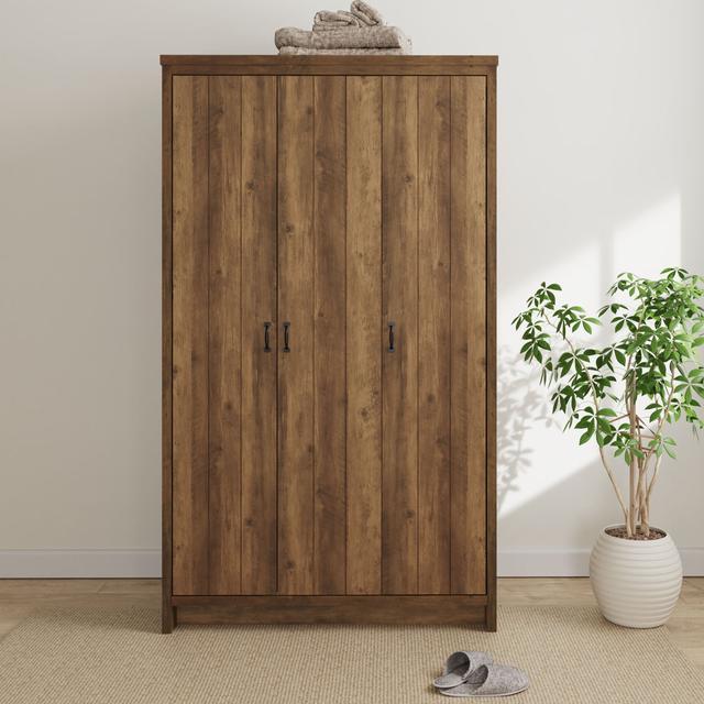 Foxton 3 Door Wardrobe Alpen Home on Productcaster.