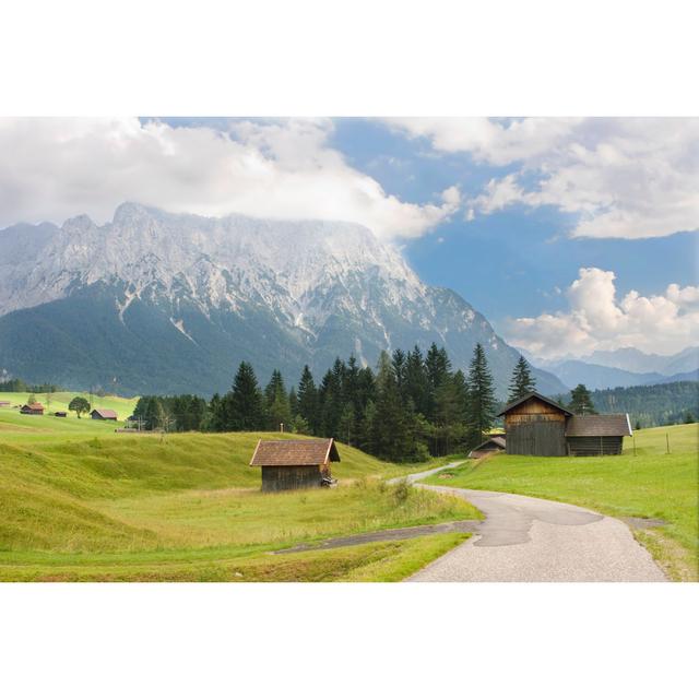 Alpine Road by Hwinther - Wrapped Canvas Photograph Alpen Home Size: 81cm H x 122cm W on Productcaster.