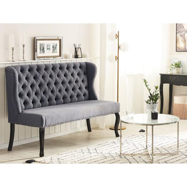 Dawn 2 Seater Upholstered Sofa Rosalind Wheeler Upholstery Colour: Grey on Productcaster.