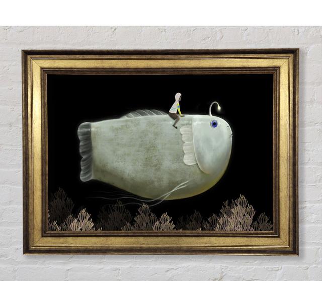 Riding The Anglerfish - Print Bright Star Size: 84.1cm H x 142.2cm W x 8cm D on Productcaster.