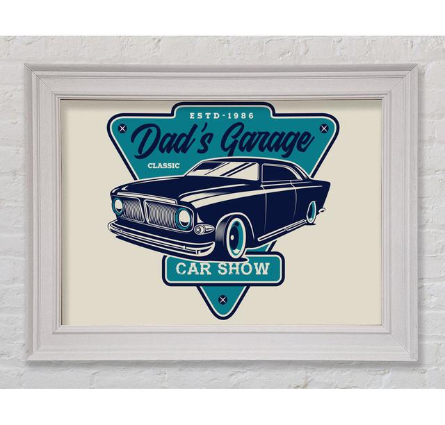 Dads Garage - Single Picture Frame Art Prints Williston Forge Size: 21cm H x 42cm W x 8cm on Productcaster.