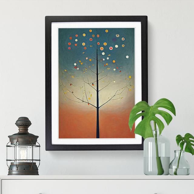 Pretty Apple Tree - Single Picture Frame Graphic Art ClassicLiving Size: 64cm H x 46cm W x 2cm D, Frame Option: Oak on Productcaster.