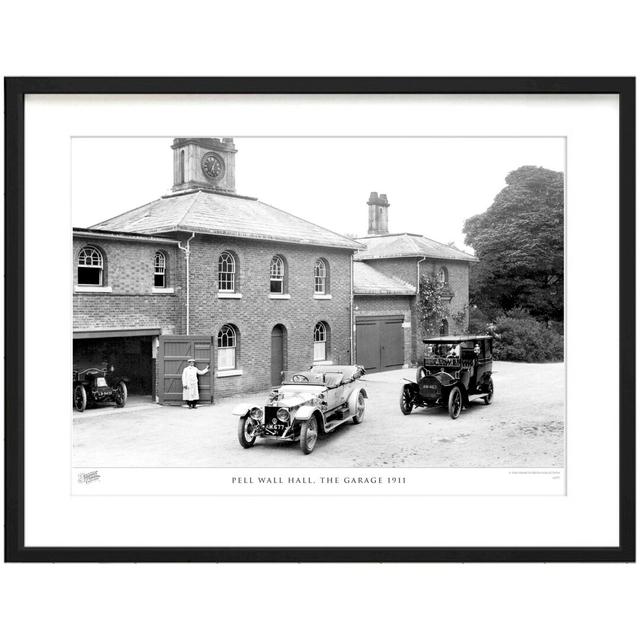 Pell Wall Hall, The Garage 1911 - Single Picture Frame Print The Francis Frith Collection Size: 60cm H x 80cm W x 2.3cm D on Productcaster.