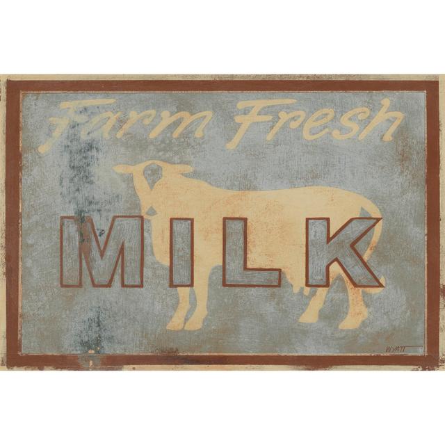 Milk - Wrapped Canvas Art Prints August Grove Size: 20cm H x 30cm W on Productcaster.