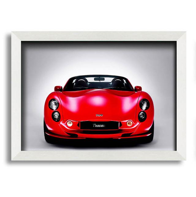 TVR Tuscan - Einzelner Bilderrahmen Kunstdrucke Brayden Studio Größe: 59,7 cm H x 84,1 cm B x 10 cm T, Format: Poster mit weißem Rahmen on Productcaster.