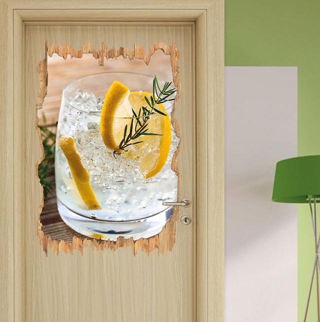 Wandtattoo Gin Tonic, lemon, Drinks on ice East Urban Home on Productcaster.