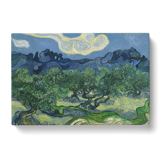 The Olive Trees by Vincent Van Gogh - Wrapped Canvas Painting East Urban Home Size: 35cm H x 50cm W x 3cm D on Productcaster.