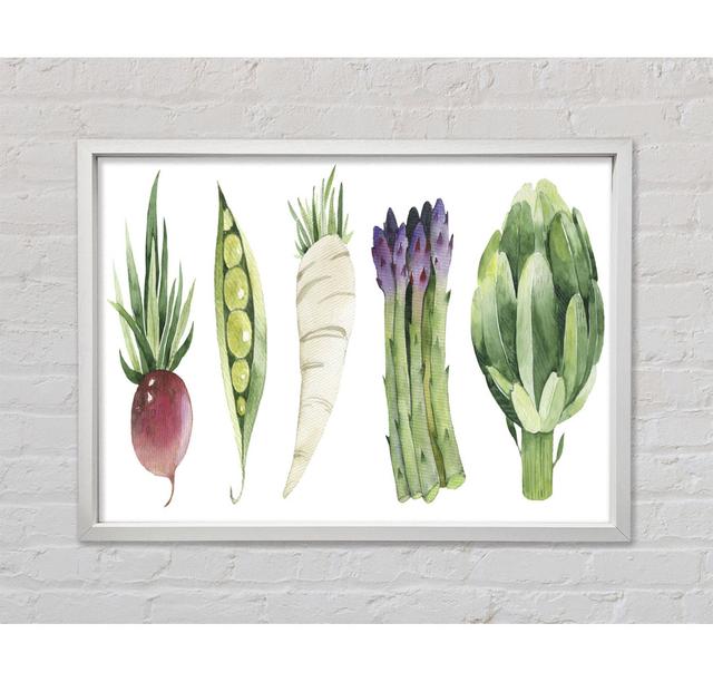 Set Of 5 Veg - Print Bright Star Size: 59.7cm H x 84.1cm W x 3.3cm D on Productcaster.