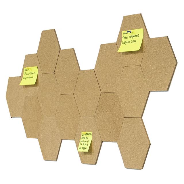 Wall Mounted Cork Board (Set of 8) Inbox Zero on Productcaster.