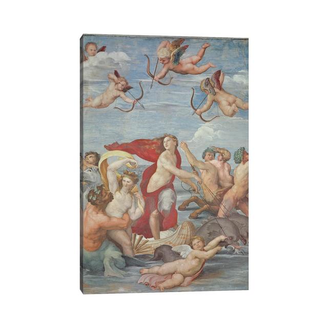 The Triumph of Galatea, 1513-14 by Raphael - Wrapped Canvas Graphic Art ClassicLiving Size: 30.48cm H x 20.32cm W x 1.91cm D on Productcaster.