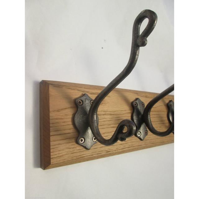 Perdido Solid Wood Wall 6 - Hook Wall Mounted Coat Rack Rosalind Wheeler on Productcaster.