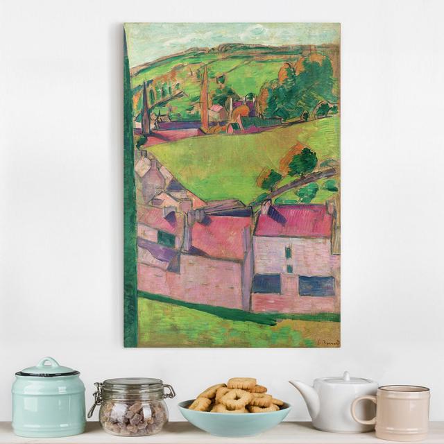 Leinwandbild Landschaft Von Pont-Aven von Emile Bernard Rosalind Wheeler Format: Recycelte Leinwand 330g/m², Größe: 180 cm H x 120 cm B on Productcaster.