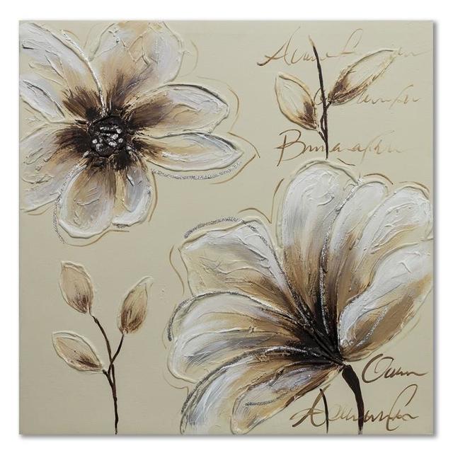 Flowers 6 - Wrapped Canvas Graphic Art Print Latitude Run Size: 100cm H x 100cm W on Productcaster.