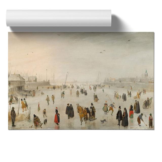 Winter Scene On The Ice Vol.1 by Hendrick Avercamp - No Frame Painting East Urban Home Size: 21cm H x 30cm W x 0.1cm D on Productcaster.