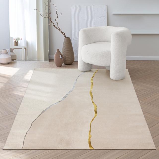 Audey Abstract Machine Woven Area Rug Metro Lane Rug Size: Rectangle 120 x 170cm on Productcaster.