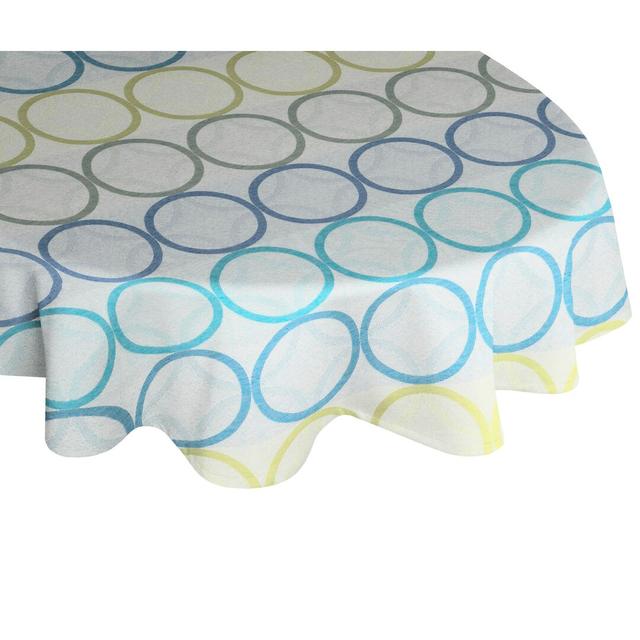 Deguzman Tablecloth Brayden Studio Colour: Blue and light green on Productcaster.